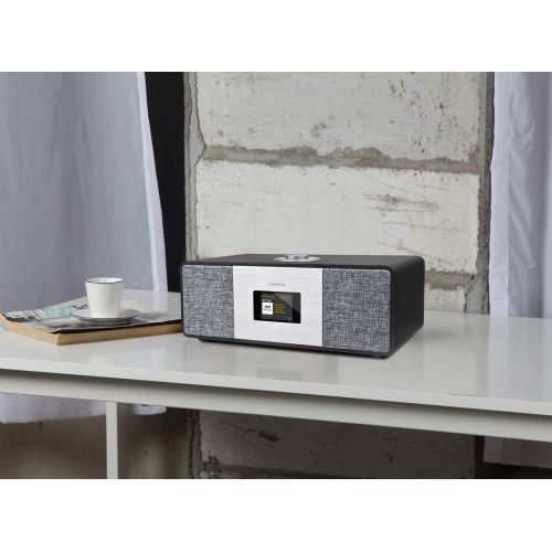  LEMEGA MSY3 Music System,WiFi Internet Radio,FM Digital Radio,Spotify Connect,Bluetooth Speaker,Stereo Sound,Wooden Box,Headphone-Out,Alarms Clock,40 Pre-Sets,Full Remote and App C