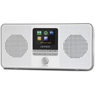 [아마존베스트]-Service-Informationen LEMEGA IR4S Portable Internet Radio, Stereo DAB/DAB+/FM Digital Radio, WiFi, Spotify Connect, Bluetooth, Double Alarm Clock, Colour Display, Headphone Jack - Grey