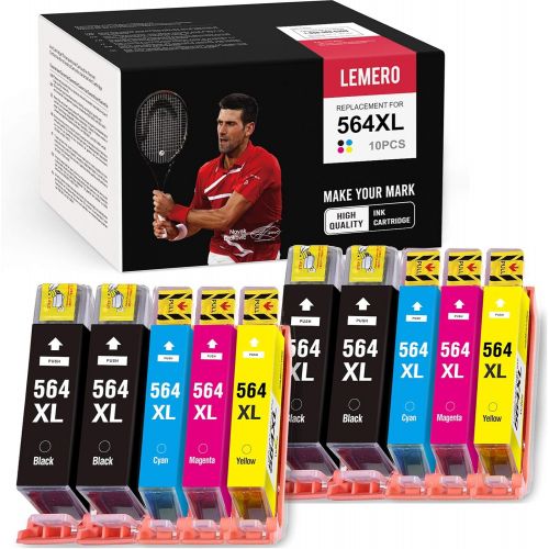  LEMERO Compatible Ink Cartridge Replacement for HP 564XL 564 XL to use with Deskjet 3520 3522 Photosmart 7510 5510 6510 Officejet 4600 4620 (4 Black, 2 Cyan, 2 Magenta, 2 Yellow, 1
