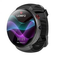 LEMFO. Lem 7 Smart Watch - Android 7.0 4G LTE 2MP Camera Watch Phone 16GB ROM Built-in Translator Bluetooth/GPS/Heart Rate Monitor Sports Smartwatches for Android iOS Black