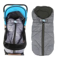 LEMONDA Lemonda Winter Outdoor Tour Waterproof Baby Infant Stroller Sleeping Bag Warm Footmuff Sack,Anti-Kicking Sleeping Nest,Wearable Stroller Blanket (Grey)
