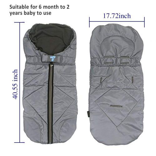  [아마존베스트]LEMONDA Lemonda Winter Outdoor Tour Waterproof Baby Infant Stroller Sleeping Bag Warm Footmuff...