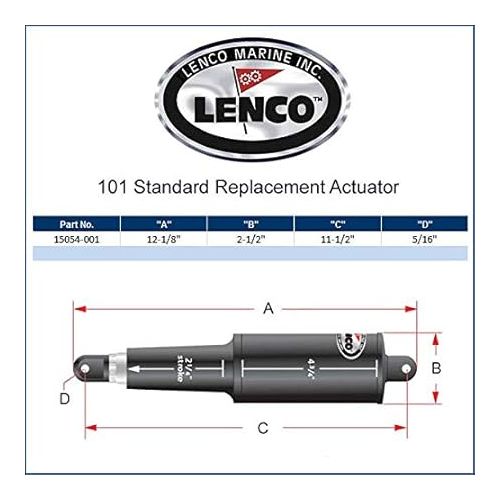  AMRL-15054-001 * Lenco 101 Standard Replacement ActuatorQ