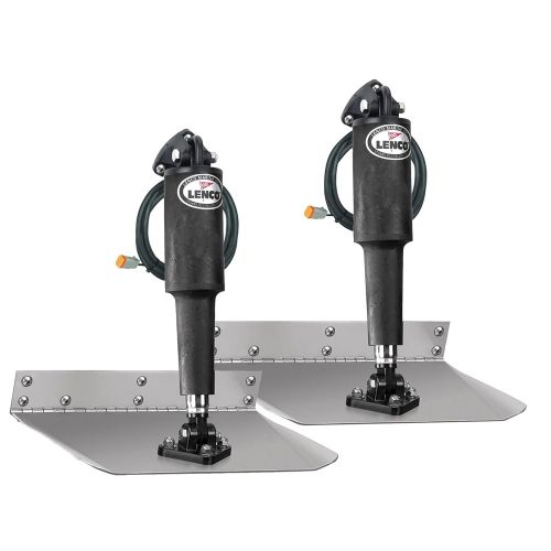  [아마존베스트]LENCO MARINE Lenco 15001-101 Electric Standard Mount Trim Tab Kit Without Switch - 9 x 12