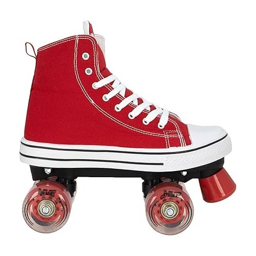  Lenexa MVP 2.0 Roller Skates for Kids and Adults | Roller Skate Shoes for Men and Women | Outdoor High-Top Sneaker Roller Shoes | Full Lace Up Ankle Support | Various Sizes and Colors