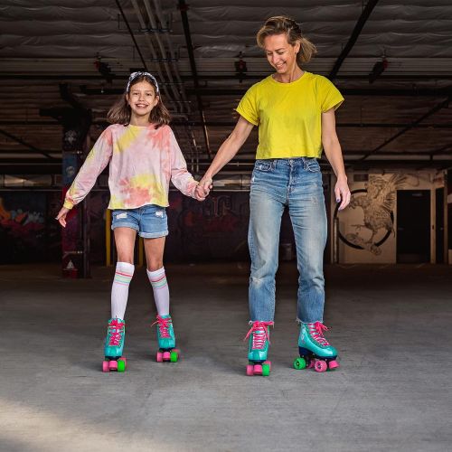  Lenexa uGOgrl Roller Skates for Girls - Kids Quad Roller Skate - Indoor, Outdoor, Derby Childrens Skate - Rollerskates Made for Kids - Great Youth Skate for Beginners