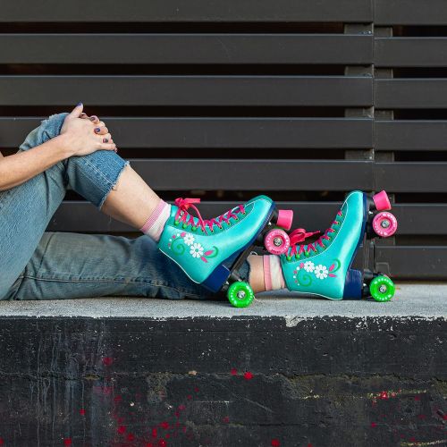  Lenexa uGOgrl Roller Skates for Girls - Kids Quad Roller Skate - Indoor, Outdoor, Derby Childrens Skate - Rollerskates Made for Kids - Great Youth Skate for Beginners