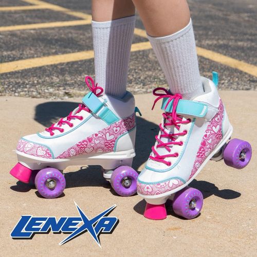  Lenexa Doodle Roller Skates - Kids Roller Skates - Roller Skates for Kids - Roller Skates for Girls - Roller Skates for Boys - Girls Roller Skates