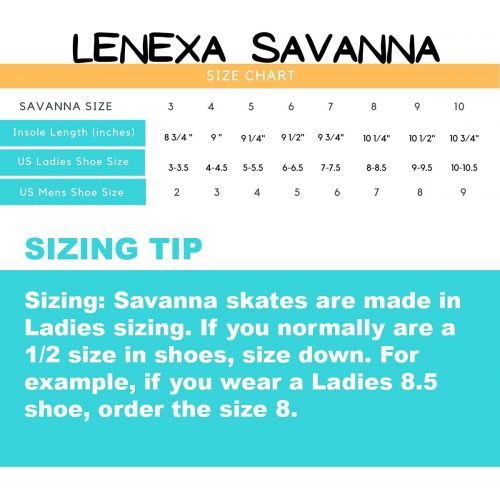  Lenexa Savanna Roller Skates - Kids Roller Skates - Roller Skates for Kids - Roller Skates for Girls - Girls Roller Skates - Skates Adult Women - Womens Roller Skates