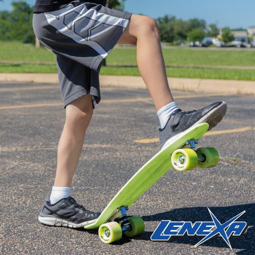  Lenexa Mini Cruiser 22” Complete Skateboard - Kids Skateboard - Long Board - Skateboards for Teens - Boys Skateboard - Girl Skateboard