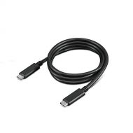 Lenovo - THINKPAD OPTIONS ACCES Lenovo USB-C Cable, 4X90U90619 , 1 Meter Length, Black