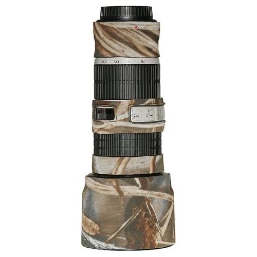  LensCoat Lens Cover for Canon 70-200IS f/4 camouflage neoprene camera lens protection (Realtree Max4 HD)