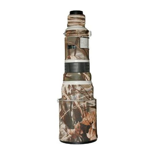  LensCoat Canon 500 Lens Cover (Realtree Max4 HD) camouflage neoprene camera lens protection sleeve LC500M4