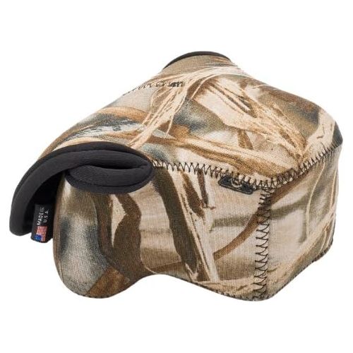  LensCoat BodyBag 4/3 Camouflage Neoprene Protection Camera Body Bag case (Realtree Max4) lenscoat
