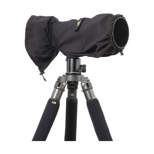  LensCoat Raincoat Rain Cover Sleeve Protection for Camera and Lens, Large (Black) RS LCRSLBK