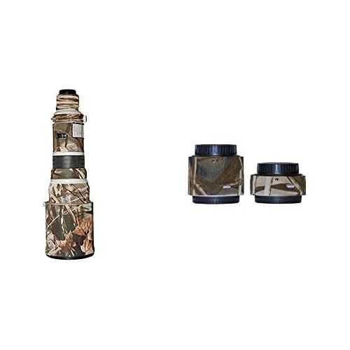  LensCoat Canon 500 Lens Cover (Realtree Max4 HD) LC500M4 & Lens Cover for Canon Extender Set III Camouflage Neoprene Camera Lens Protection (Realtree Max4 HD)