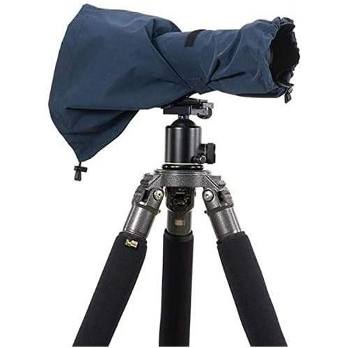  LensCoat Raincoat RS for Camera and Lens, Medium Rain Cover Sleeve Protection (Navy) LCRSMNA