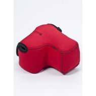 LensCoat BodyBag Bridge neoprene protection camera body bag case (Red)