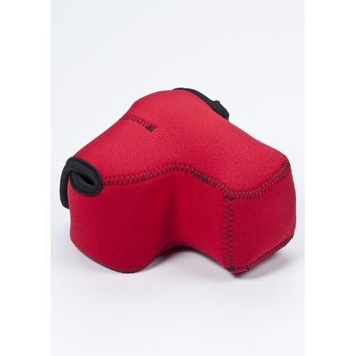  LensCoat BodyBag Bridge neoprene protection camera body bag case (Red)