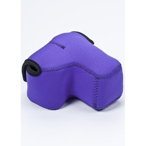  LensCoat BodyBag Bridge neoprene protection camera body bag case (Purple)