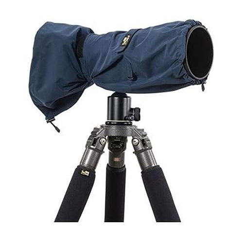  LensCoat Raincoat RS for Camera and Lens Cover Sleeve Protection, Large (Navy) LCRSLNA