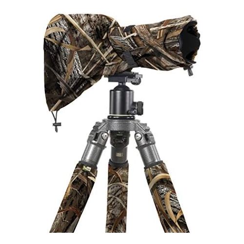  LensCoat Camouflage Camera Lens Rain Water Cover Sleeve Protection Raincoat RS Medium, Realtree Max5 (lcrsmm5)