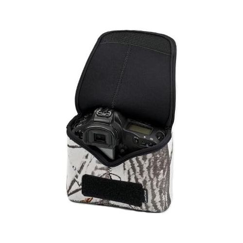  LensCoat BodyBag Pro camouflage neoprene protection camera body bag case (Realtree AP Snow)