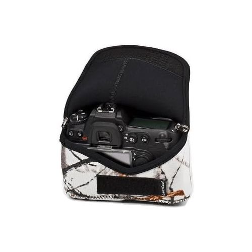  LensCoat BodyBag camouflage neoprene protection camera body bag case (Realtree AP Snow)