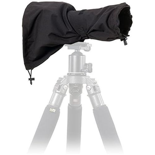  LensCoat Raincoat RS Rain Cover Sleeve Protection for Camera and Lens, Medium (Black) LCRSMBK