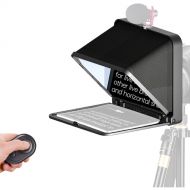 LENSGO TC7 Portable Teleprompter for Smartphones, Tablets & Select DSLR/Mirrorless Cameras