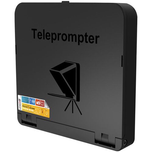  LENSGO TC7 Portable Teleprompter for Smartphones, Tablets & Select DSLR/Mirrorless Cameras