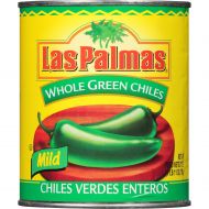 LEOFFY Las Palmas Whole Green Chiles, Mild, 27 Ounce (Pack of 12)