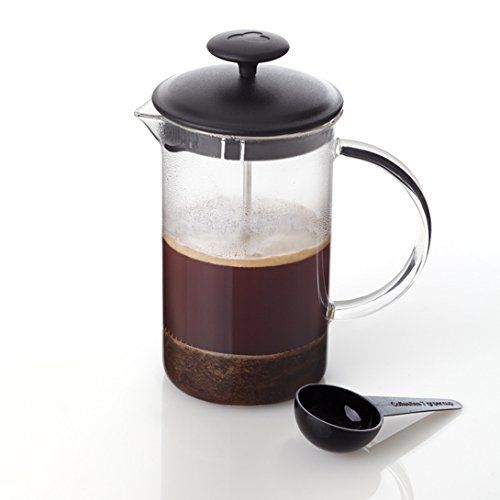  LEONARDO HOME Leonardo Kaffeebereiter Caffe per me, 4-teiliges Set, 750 ml, hitzebestandiges Glas, 025506