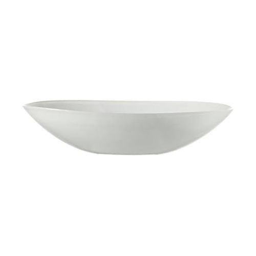  LEONARDO HOME Leonardo La Baia Alabastro Oval Bowl, Semitransparent Glass, Handmade, White, 32 cm, 031199