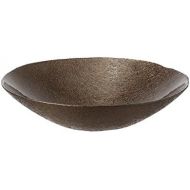 LEONARDO Como 053320 Designer Glass Bowl in Brown Elegant Decorative Glass Bowl 320 mm