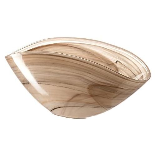  Leonardo Alabastro Bowl, Dish, Handmade, Glass, Beige, B 28 cm, 31216