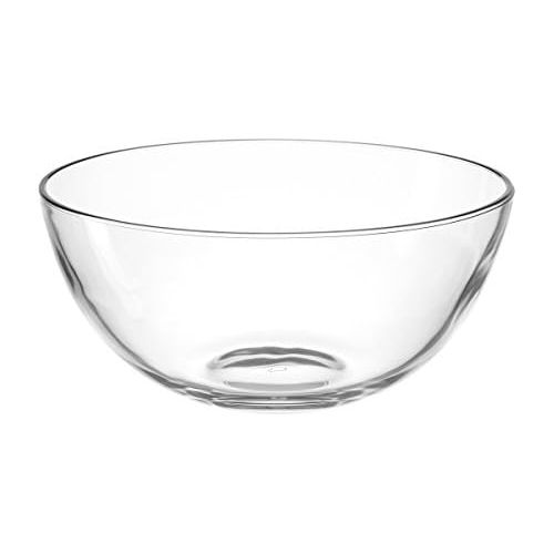  LEONARDO Cucina 066328 Round Glass Bowl Dishwasher-Safe Salad Bowl 255 mm