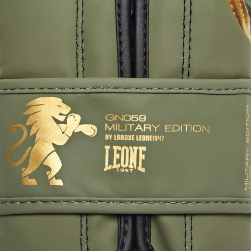  Leone 1947 Boxing Gloves Military Edition Leather MMA UFC Muay Thai Kick Boxing K1 Karate Training Sparring Punching Gloves