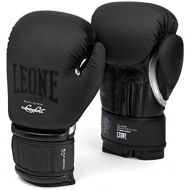 Leone 1947 Leone Black & White Boxing Gloves (Black, 16 Oz)