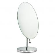 LEOO Desktop Single Mirror Mirror Free Adjustment Oval Real HD Mirror European Version of The Fashion Home Dressing Mirror