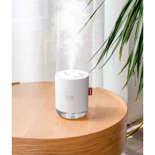  LEOP Mini Humidifier, Silent Portable Humildifier,Two Humidification Spray Modes And Eye Protection Warm Light, USB Humidification Can Be Used in Family Office and Travel