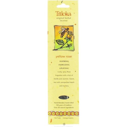  인센스스틱 LERAMED Yellow Rose - Triloka Original Herbal Incense Sticks