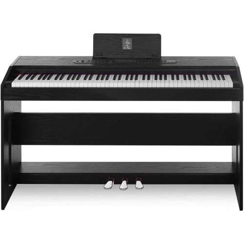  [아마존베스트]Digital Piano,Les Ailes de la Voix 88 Key Electric Piano Home Piano Electric Keyboard for Beginner Adults with 3 Pedal Board,Music Stand,Power Adapter, Headphone,Instruction Book B