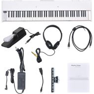 [아마존베스트]LES AILES DE LA VOIX 88 Key Digital Piano Electric Piano Portable Piano for Beginner Adults with Standard Keys, X Stand,Sustain Pedal,Power Adapter, Headphone