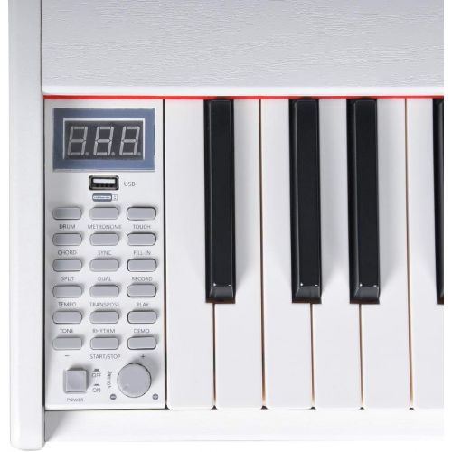  [아마존베스트]LES AILES DE LA VOIX 88 Key Digital Piano Electric Piano Portable Piano for Beginner Adults with Standard Keys, X Stand,Sustain Pedal,Power Adapter, Headphone