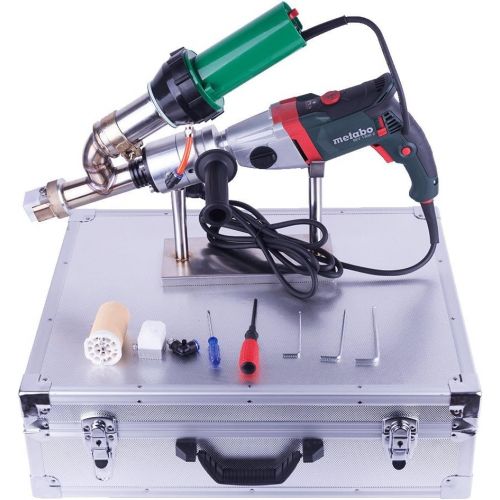  LESITE Mini hand extrusion welder gun for welding HDPE PP PVDF sheet (LST610E(Metabo Auger))