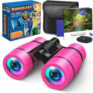 Toys for 3-7 Year Old Girls: LET'S GO! Binoculars for Kids Bird Watching|Hiking|Camping 4 5 6 7 8 Year Old Girl Boy Birthday Gifts Outdoor Learning Toy for Kid Ages 4-6 Toddler Gift Stuffers