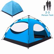 LETHMIK Backpacking Tent, Instant Automatic pop up Tent, 2-3 Person, Lightweight Double Layer Camping Tent for Outdoor Hunting, Hiking, Climbing, Travel