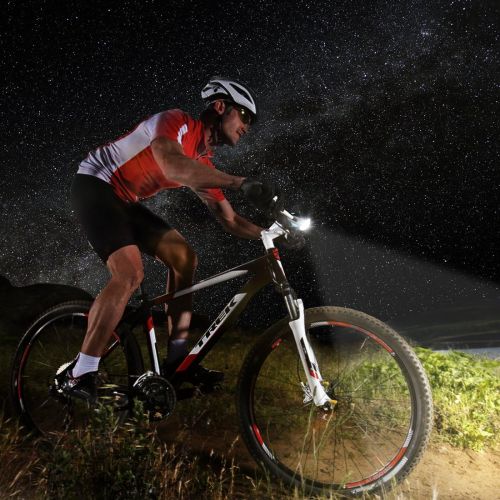  LETOUR Bike Light with Loud Bike Horn, Rechargeable Bicycle Light Waterproof Cycling Lights, Bicycle Light Front with Loud Sound Siren, 3 Lighting Modes 5 Sounds