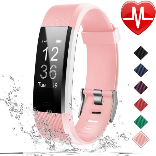  [아마존 핫딜]  [아마존핫딜]LETSCOM Fitness Tracker HR, Activity Tracker Watch with Heart Rate Monitor, Waterproof Smart Bracelet with Step Counter, Calorie Counter, Pedometer Watch for Kids Women and Men